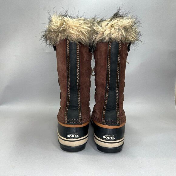 Sorel JOAN OF ARCTIC Boots Women's Size 7 Waterproof Brown Suede Winter Snow - Picture 7 of 14